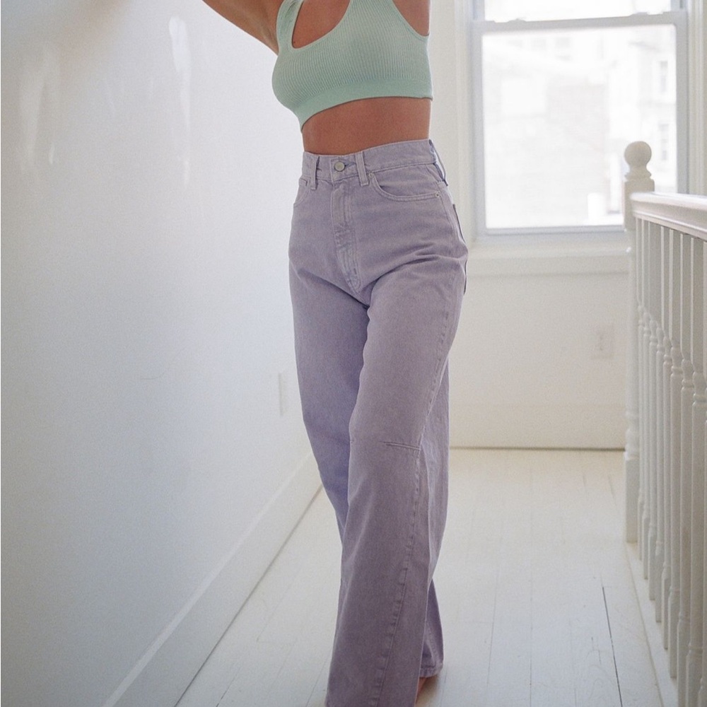 BDG Purple Wide Leg Denim